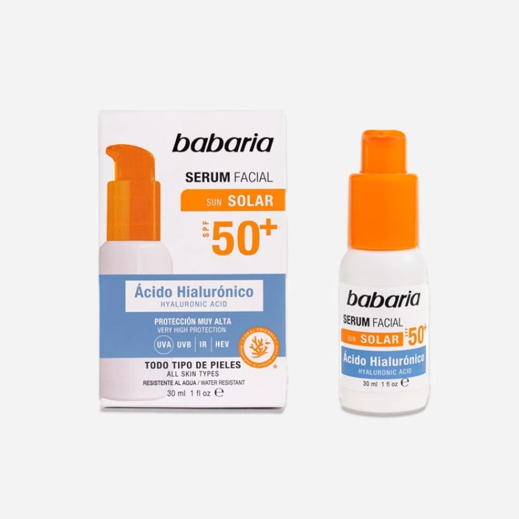سرم ضد آفتاب هیالورونیک اسید SPF +50 باباریا