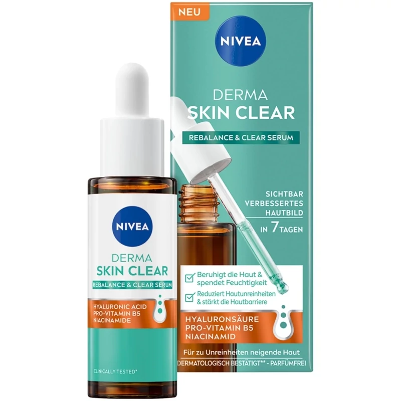 سرم NIVEA Derma SkinClear Rebalance  Clear