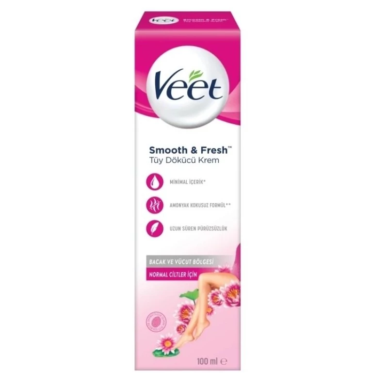کرم موبر ویت veet مدل مناسب پوست نرمال حجم 100 میل