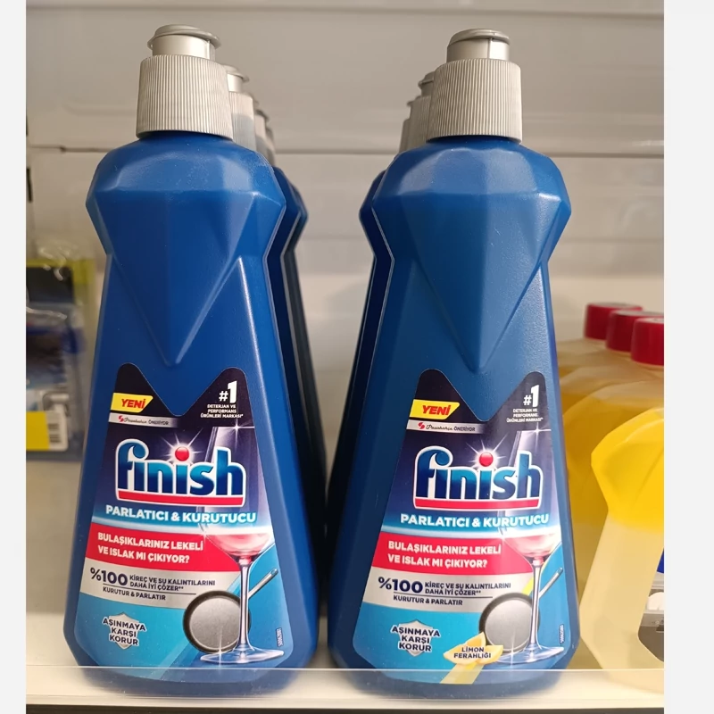 مایع جلا دهنده فینیش 400 میل و براق کننده ظرفشویی اصلی