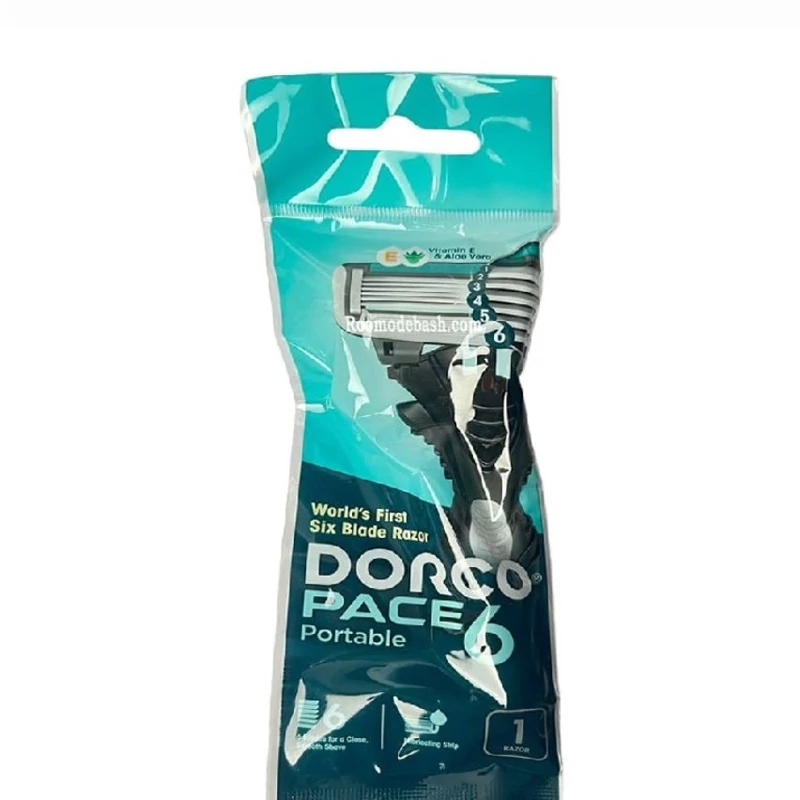 تیغ اصلاح دورکو 6 لبه مدل Dorco Pace 6