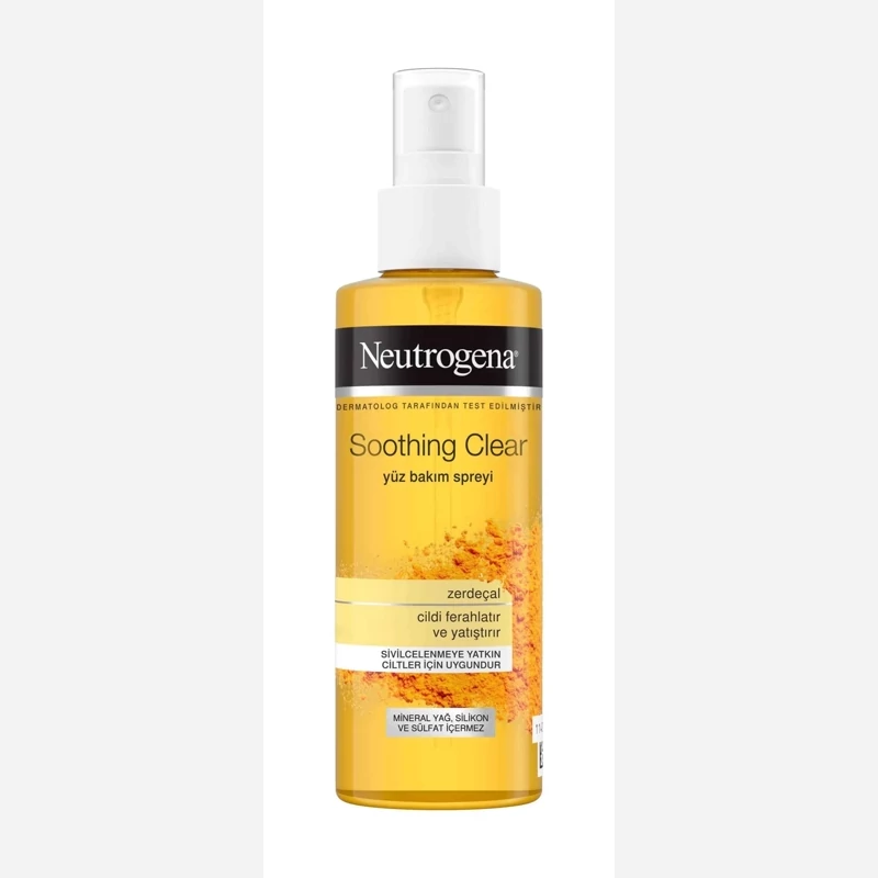 فوم شستشوی(تونیک)صورت زردچوبه نوتروژینا soothing  clear