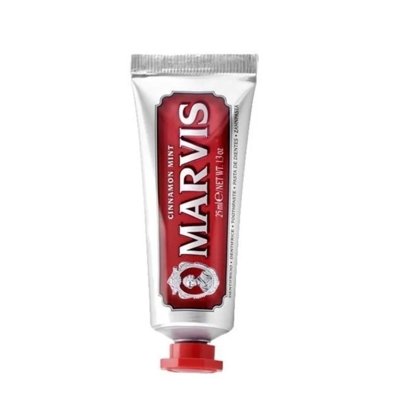 خمیر دندان دارچین و نعناع مارویس Marvis Cinnamon Mint حجم 25 میل بدون جعبه
