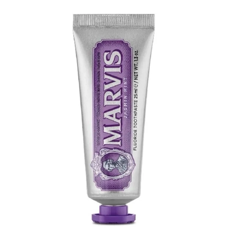 خمیر دندان یاس و نعناع مارویس Marvis Jasmin Mint حجم 25 میل بدون جعبه