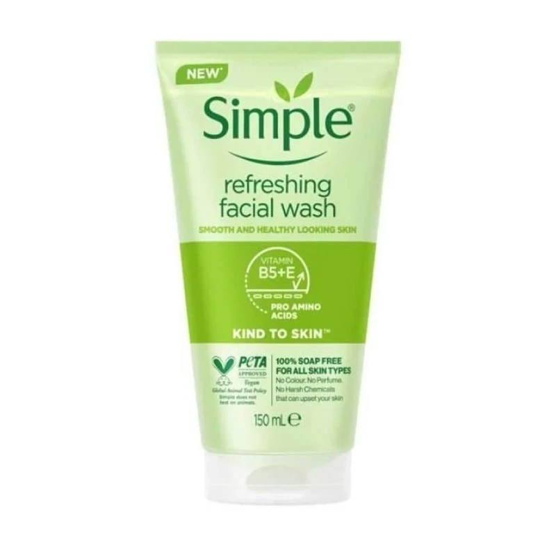 ژل شستشوی طراوت بخش سیمپل طرح refreshing