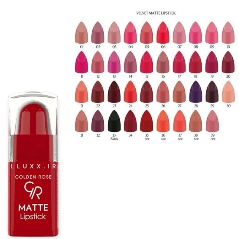 رژ لب مینی گلدن رز مات مخملی14