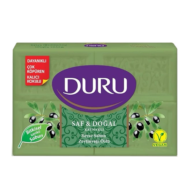 صابون مرطوب کننده دورو مدل کتابی حاوی روغن زیتون وزن 600 گرم بسته 4 عددی