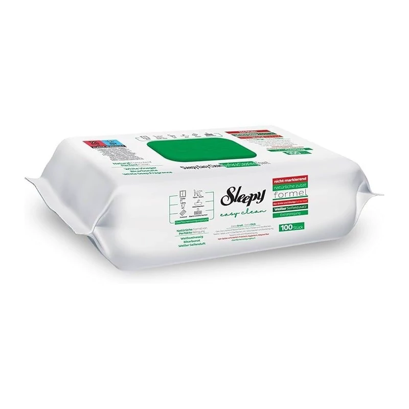 دستمال مرطوب سطوح اسلیپی بسته 100 عددی sleepy