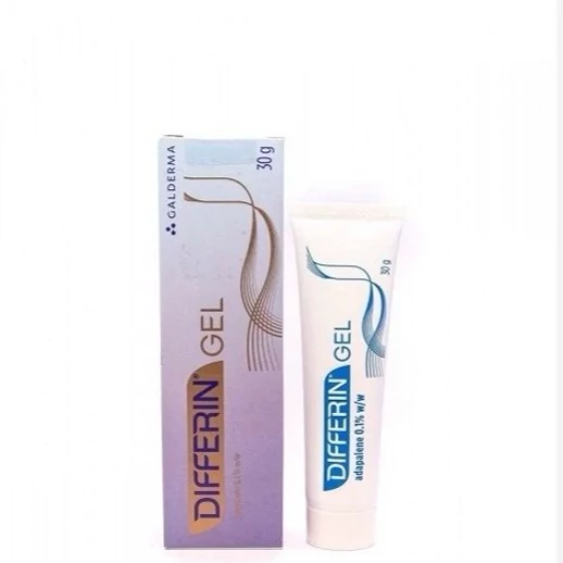 ژل لایه بردار و ضد جوش دیفرین 0.1 درصد وزن 30 گرم