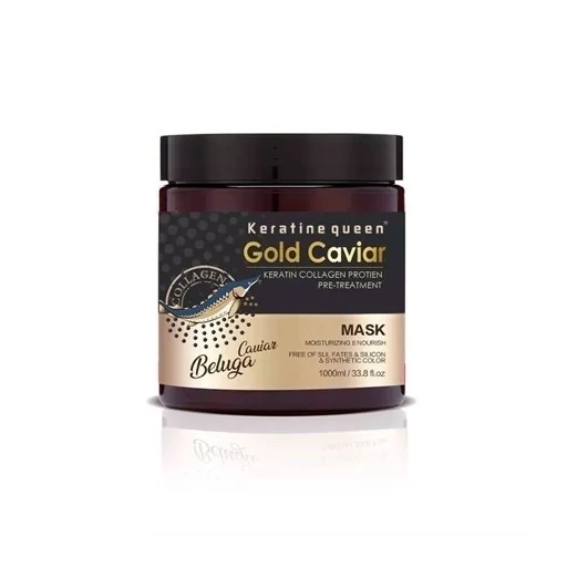 ماسک موبدون سولفات کراتین کوئین Gold Caviar بلوگا