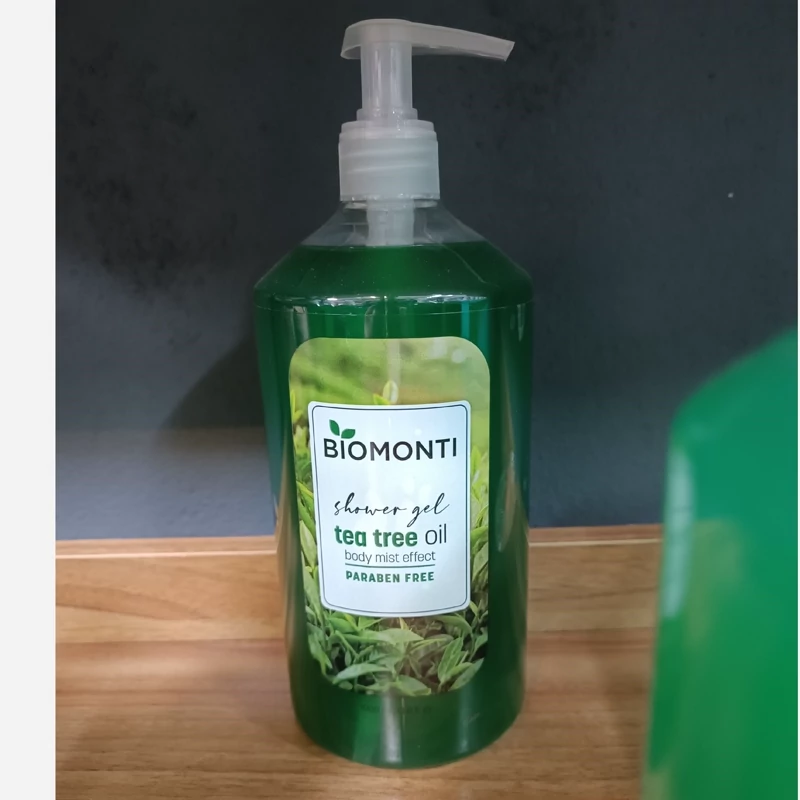 شامپو بدن بدون سولفات و پارابن BIOMONTI Tea Tree Oil حاوی روغن درخت چای 1000 میل