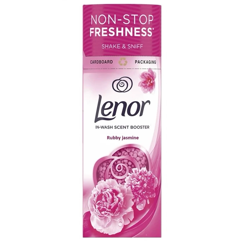 دانه های خوشبو کننده لباس لنور Lenor رایحه Ruby Jasmine ( یاسمین روبی) حجم 176 گرمی
