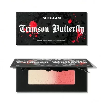 پالت رژ گونه و هایلایتر شیگلم Sheglam سری Crimson Butterfly