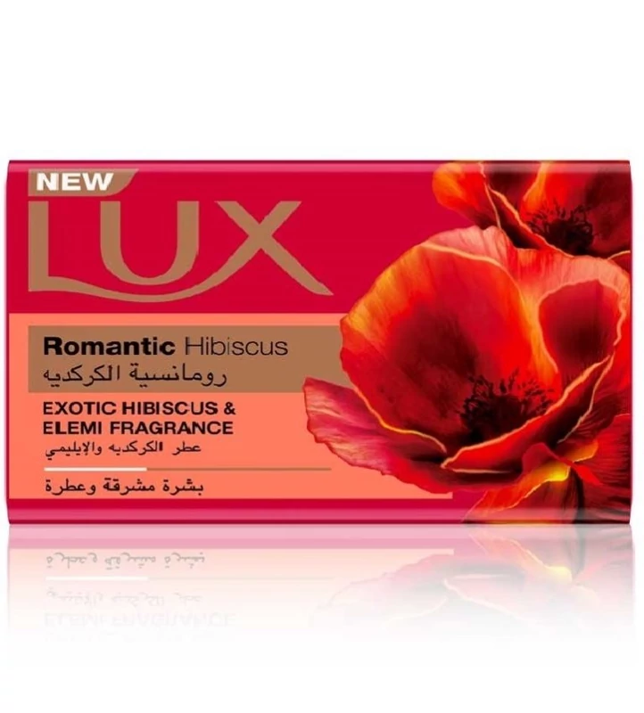 صابون لوکس LUX رایحه عطر رمانتیک بسته 6 عددی حجم 1020 گرم 6*170