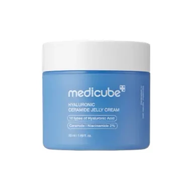ژل کرم آبرسان هیالورونیک اسید و سرامید مدی کیوب Medicube حجم 50 میل