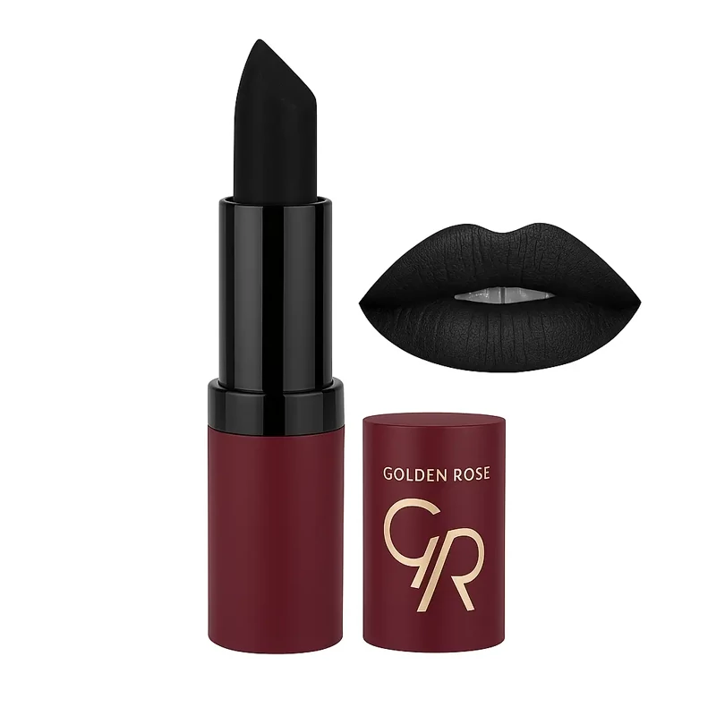 رژ لب جامد مات و مخملی گلدن رز Golden Rose مدل GR Velvet Matte Lipstick شماره 33