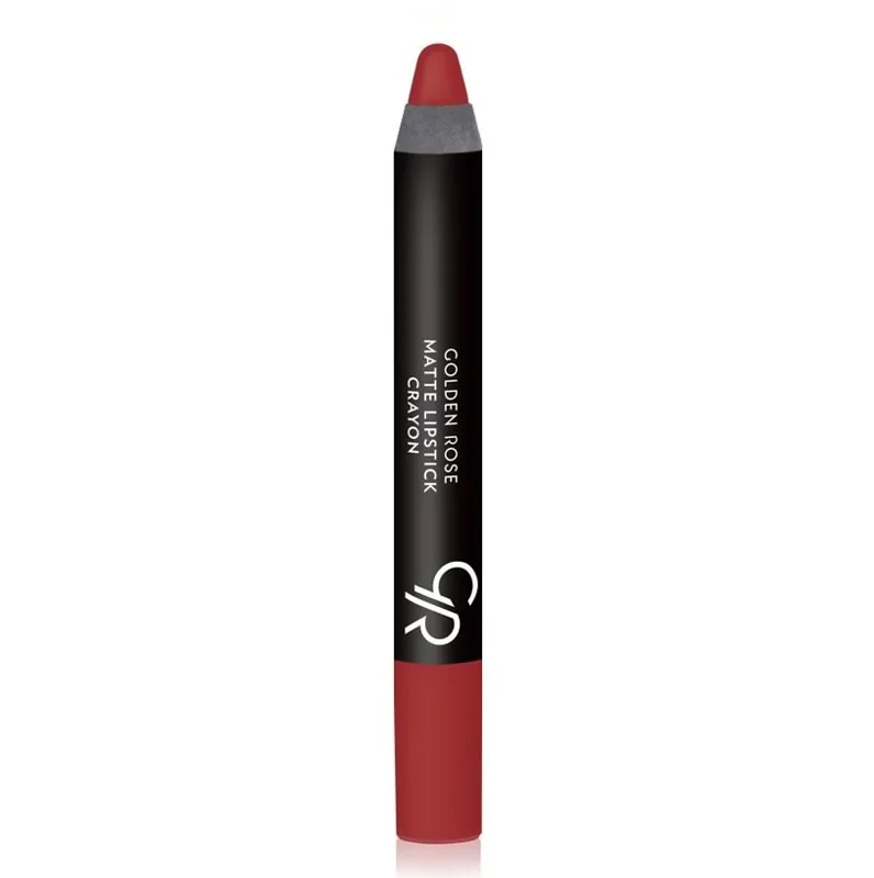 رژ لب مدادی مات گلدن رز Golden Rose مدل Crayon شماره 8