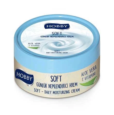 کرم مرطوب کننده دست و صورت هوبی HOBBY حاوی عصاره آلوئه ورا حجم 250 میل