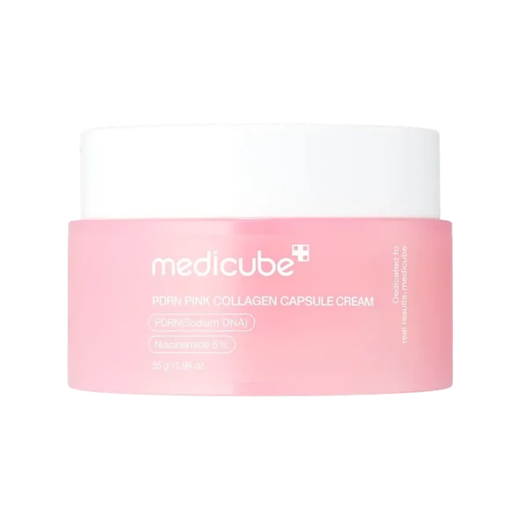 کرم کپسولی PDRN و کلاژن مدی کیوب Medicube روشن کننده و ضد چروک وزن 55 گرم