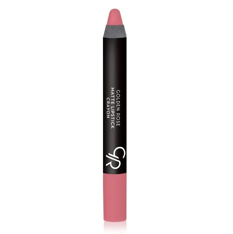 رژ لب مدادی مات گلدن رز Golden Rose مدل Crayon شماره 12