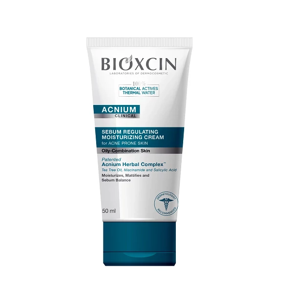 مرطوب کننده ضد جوش بیوکسین BIOXCIN مدل Acnium حجم 50 میل