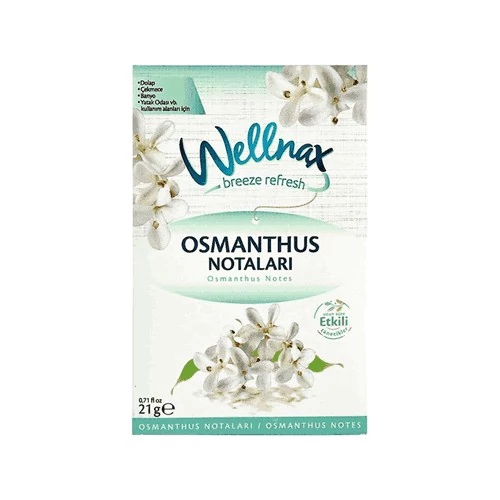 خوشبوکننده پودری کمد لباس و رخت خواب ولناکس مدل osmanthus notalari حجم 21 گرم