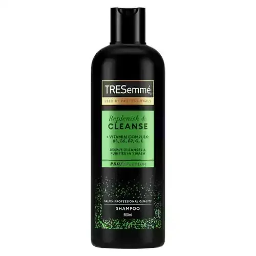 شامپو ویتامینه ترزمه Tresemme مدل Replenish cleanse حجم 500 میل