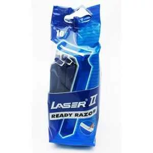 خودتراش مردانه دو تیغ لیزر Laser بسته 10 عددی