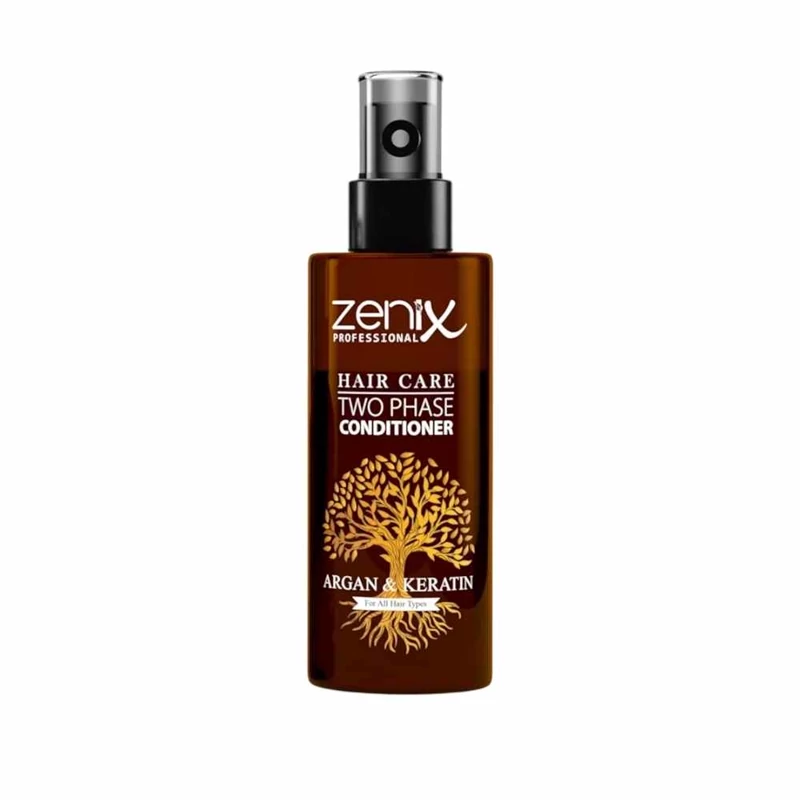 نرم‌کننده دو فاز مراقبت از مو زنیکس Zenix Professional حاوی آرگان و کراتین حجم 250 میل