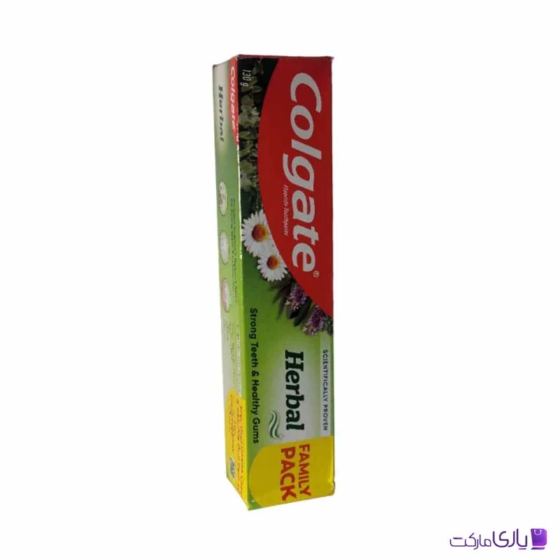 خمیر دندان گیاهی کلگیت مدل Herbal مناسب دندان‌های قوی و لثه‌های سالم حجم 130 گرم