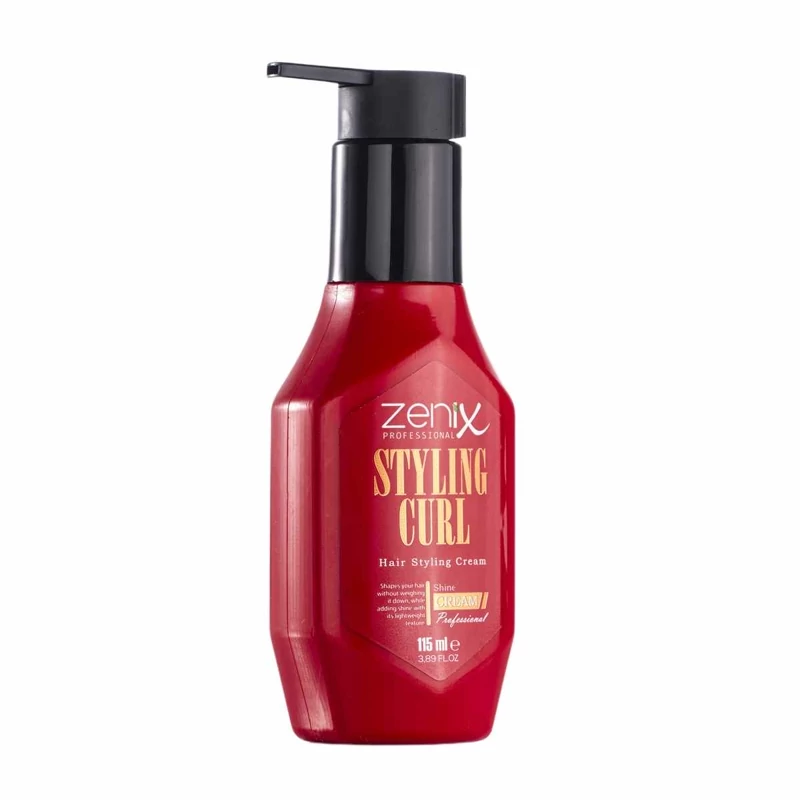 کرم فر کننده موی زنیکس zenix مدل Styling Curl حجم 115 میل