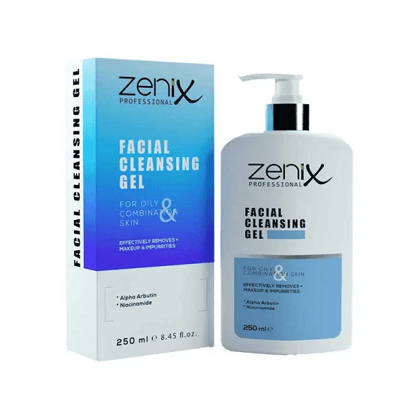 ژل شستشوی صورت زنیکس zenix مخصوص پوست چرب و مختلط حجم 250 میل