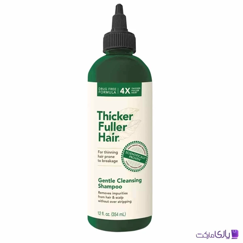 شامپو ضد ریزش و حجم دهنده تیکر فولر هیر Thicker Fuller Hair حجم 354 میل