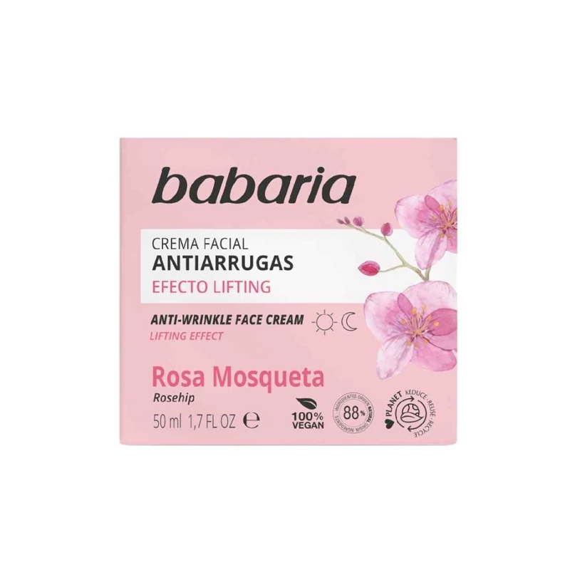 کرم ضد چروک و لیفت باباریا مدل Rosa mosgueta حجم 50 میل