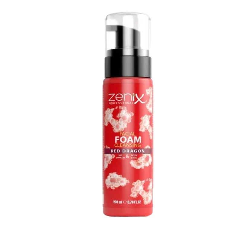 فوم شستشوی صورت اژدهای قرمز Red Dragon زنیکس Zenix حجم 200 میل