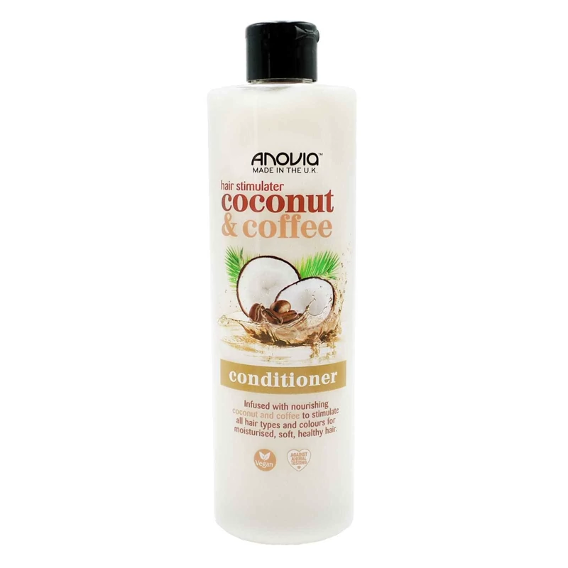 نرم کننده تقویت‌کننده مو آنویا Coconut & Coffee حاوی عصاره نارگیل و قهوه 415 میل