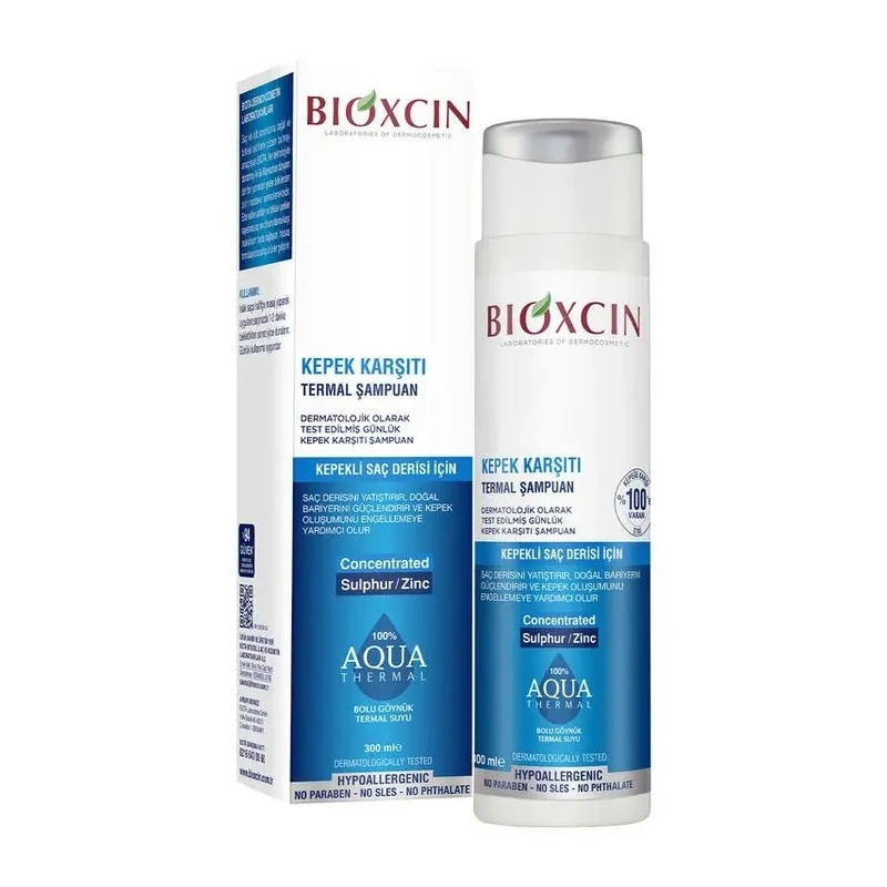 شامپو ضد شوره بیوکسین مدل AQUA THERMAL حجم 300 میل