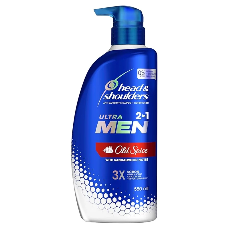 شامپو مردانه هد اند شولدرز Head And Shoulders مدل Old Spice حجم 550 میل