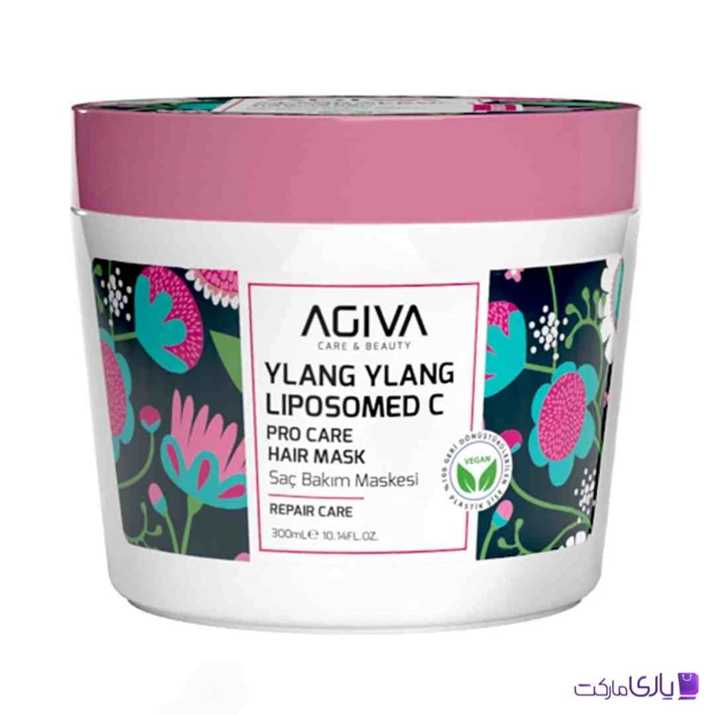 ماسک موی آگیوا مدل Ylang Ylang سری Pro Care مخصوص موهای آسیب‌دیده حجم 300 میل