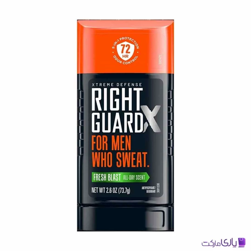 مام ژله ای ضد تعریق مردانه رایت گارد سری Xtreme Defense مدل Fresh Blast حجم 73.7 گرم