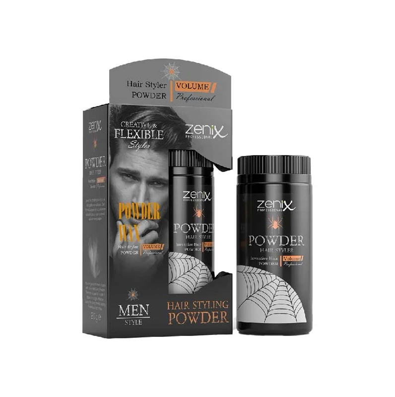 پودر حالت دهنده و حجم دهنده مو زنیکس Zenix مدل Volume حجم 20 گرم