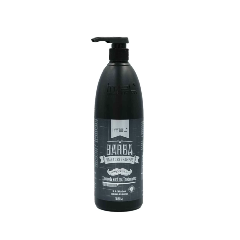 شامپو سر ضد ریزش مردانه باربا ایمل مدل Hair Loss Shampoo حجم 1000 میل