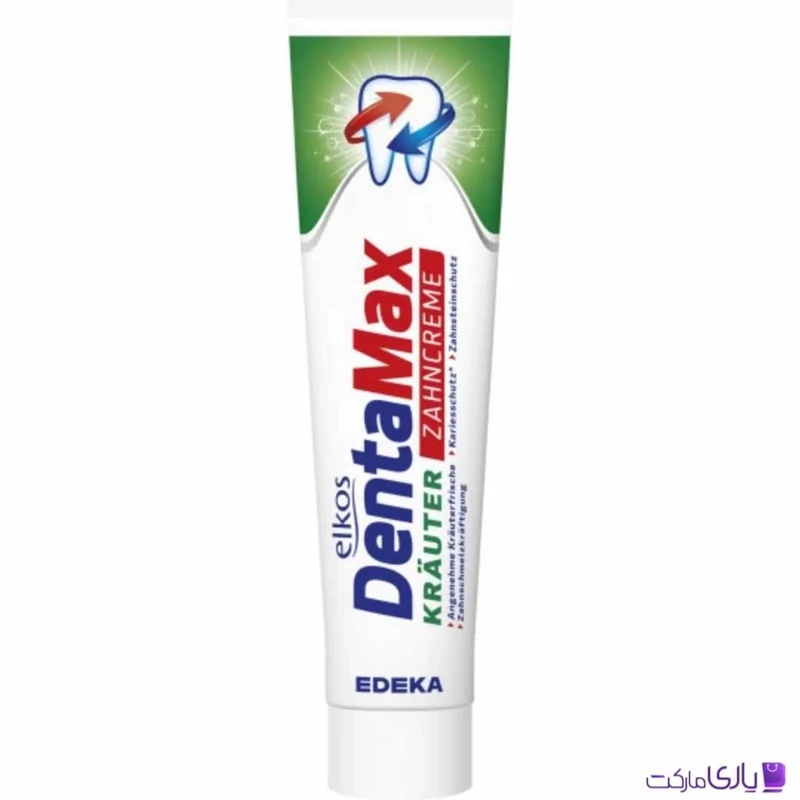 خمیر دندان دنتا مکس الکوس Denta max Elkos مدل krauter حجم 125 میل