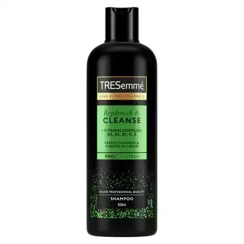 شامپو ویتامینه ترزمه Tresemme مدل Replenish & cleanse حجم 500 میل