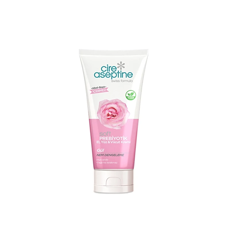 کرم مرطوب کننده سافت آسپتین حاوی عصاره گل رز Cire Aspetine حجم 200 میل