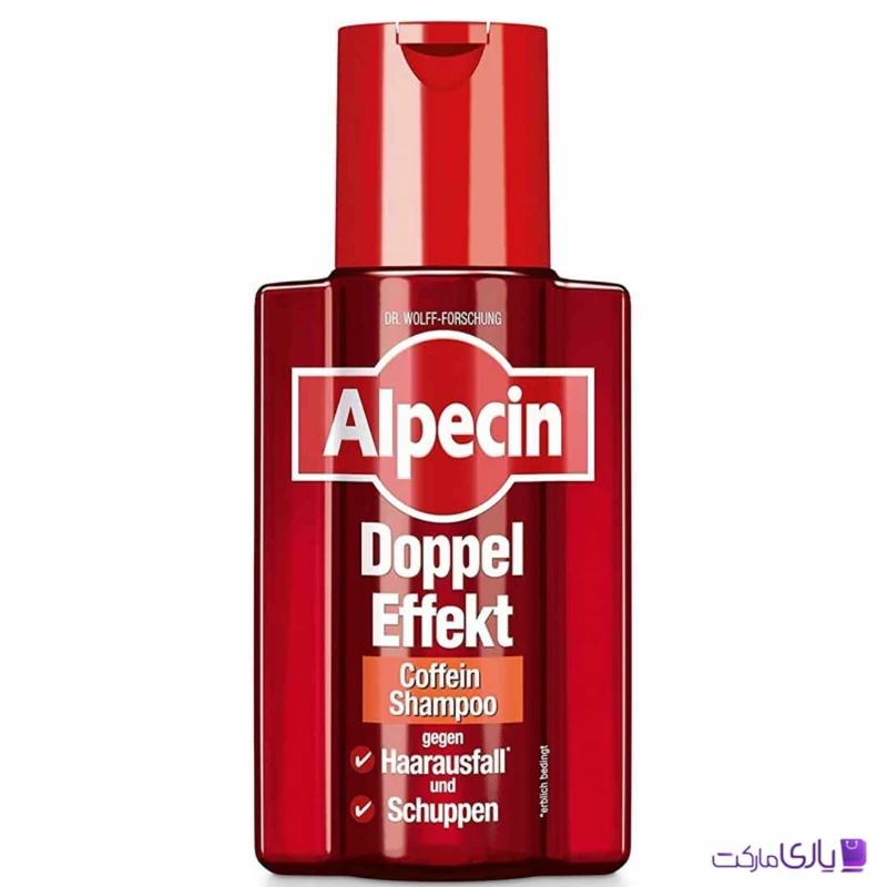 شامپو آلپسین Alpecin مدل Double Effect ضد شوره و ضد ریزش حجم 200 میل