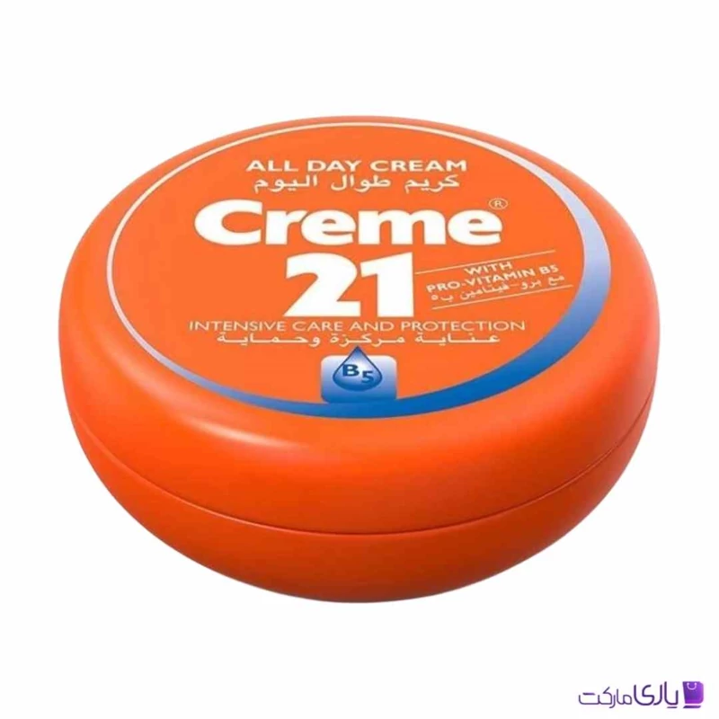 کرم مرطوب‌کننده و محافظت‌کننده روزانه کرم 21 (Creme 21) حاوی پرو ویتامین B5 حجم 150 میل