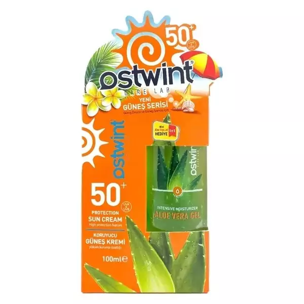 ست کرم ضدآفتاب است وینت Ostwint و ژل آلوئه ورا 100 میل