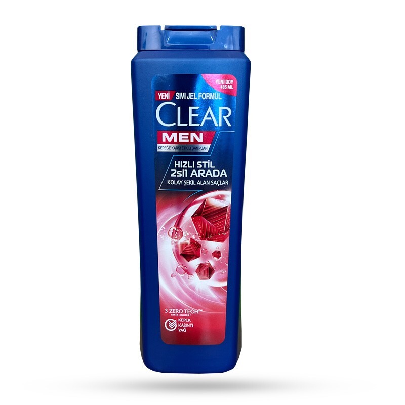 شامپو ذغالی کلیر CLEAR تقویت کننده مخصوص آقایان حجم 350میل
