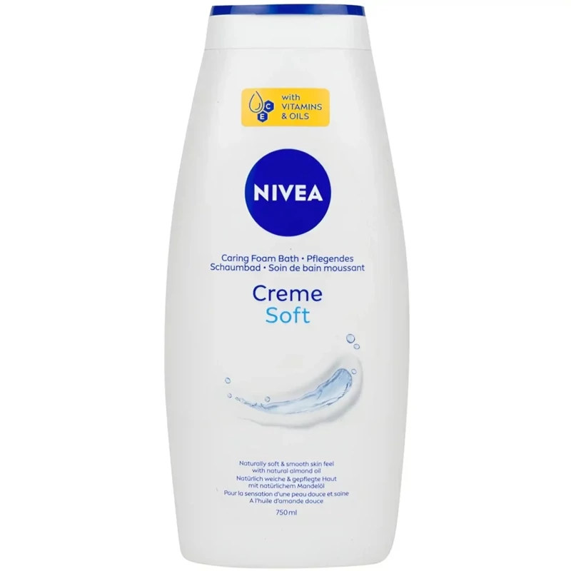 شامپو بدن کرمی نیوآ Nivea مدل Creme Soft حجم 750 میل